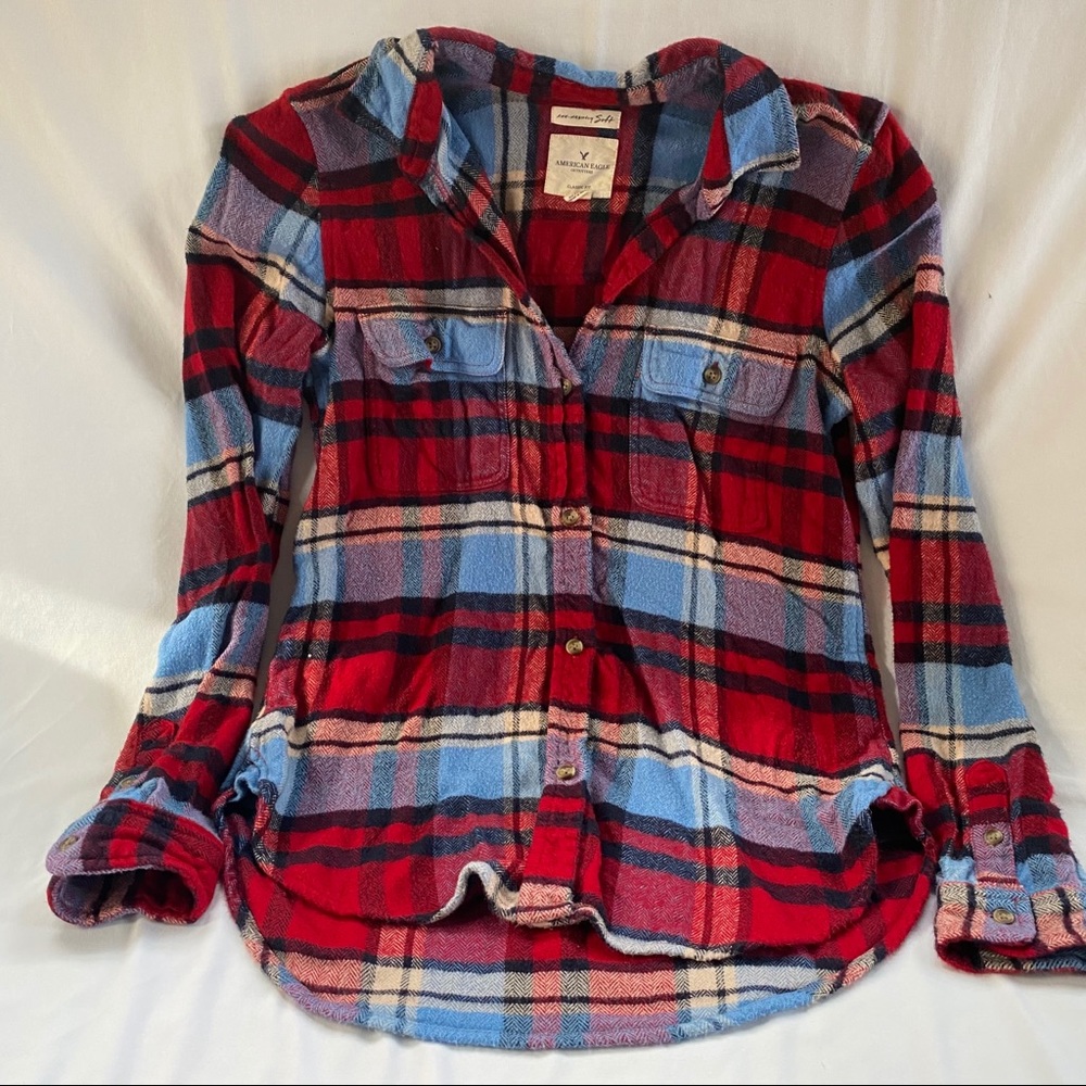 American eagle super soft flannel 🤍
